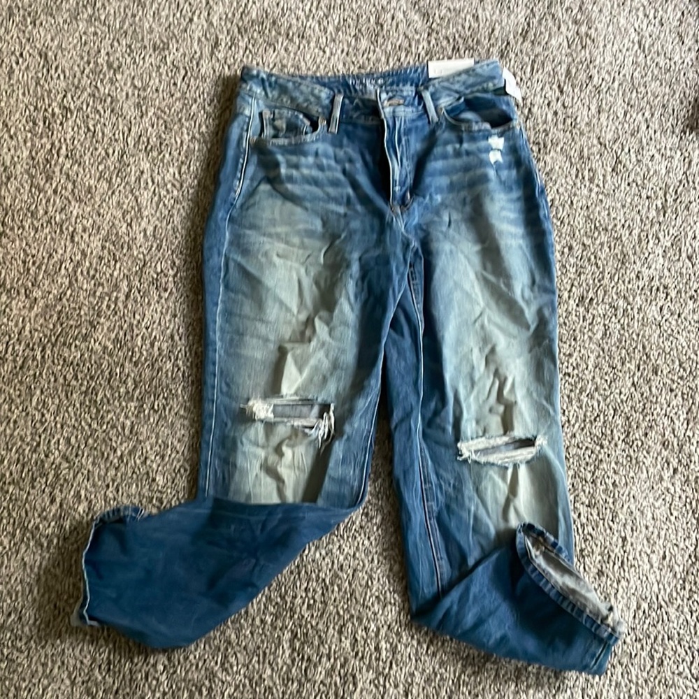 Maurice’s brand jeans, NWT, destructed.